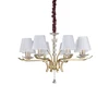 Pakabinamas šviestuvas Ideal Lux Suspended lamp with 8 lights PEGASO, E14, amber color