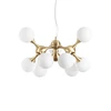 Pakabinamas šviestuvas Ideal Lux Suspended lamp with 9 lights NODI, E14, juodas