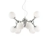 Pakabinamas šviestuvas Ideal Lux Suspended lamp with 9 lights NODI, E14, baltas