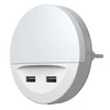 Sieninis šviestuvas Ledvance Šviestuvas į kištukinį lizdą LUNETTA©, su USB jungtimi, baltas