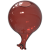 Šviestuvo gaubtas CLOWN, raudonas, D150mm, 352657