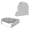Šviestuvo LINEAR MIRROR užbaigimai, chromo sp., 2vnt.