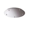 Pakabinamas šviestuvas Ideal Lux Tvirtinimo Elementas Rosone Standard 5 Luci Cromo