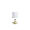 Ideal Lux Table lamp with 1 light PEGASO, E14, brass
