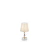 Ideal Lux Table lamp with 1 light QUEEN, E27, auksinis color