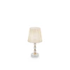 Ideal Lux Table lamp with 1 light QUEEN, E27, auksinis color