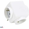 Bemko Trivietis lizdo adapteris, max 3500W, 2xUSB MAX.2.4A