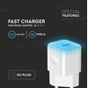 USB adapteris į kištukinį lizdą, baltas