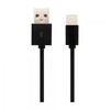 USB laidas MFI IPHONE, 1,5m, juodas.