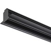 Užglaistomas magnetinės sistemos XTRIM M RECESSED bėgelis, 48V, juodas, 2,5m
