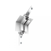 Užglaistomo magnetinės sistemos ZAMBELIS MAGNETIC 3MM bėgelio kampinis sujungimas, baltas, TRIAC/DALI, 25134 -W