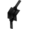 Užglaistomo magnetinės sistemos ZAMBELIS MAGNETIC 3MM bėgelio vertikalus kampinis sujungimas, juodas, TRIAC/DALI, 25134