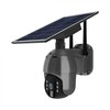 V-tac Valdoma HD 2MP WiFi apsaugos kamera, juoda, su judesio davikliu ir saulės baterija