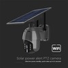 V-tac Valdoma HD 2MP WiFi apsaugos kamera, juoda, su judesio davikliu ir saulės baterija