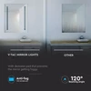 Sieninis šviestuvas Veidrodis su 7W LED apšvietimu, chromo sp., 6400K