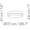 22W LED modulis, skirtas ventiliatoriui SIROCO, baltas, 3000/4000/6500K, dimeriuojamas, K2003030B