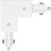 Vienfazio bėgelio L formos sujungimas TRACKLIGHT, baltas
