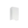 Sieninis šviestuvas Ideal Lux Wall lamp with 1 light FLASH GESSO, G9, baltas