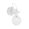 Sieninis šviestuvas Ideal Lux Wall lamp with 1 light Radijas, E27, baltas