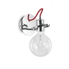 Sieninis šviestuvas Ideal Lux Wall lamp with 1 light Radijas, E27, chrome