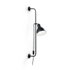 Sieninis šviestuvas Ideal Lux Wall lamp with 1 light SHOWER, E27, juodas