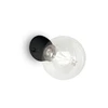 Lubinis šviestuvas Ideal Lux Wall lamp with 1 light WINERY, E27, juodas