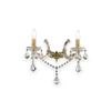 Sieninis šviestuvas Ideal Lux Wall lamp with 2 lights FLORIAN, E14, baltas