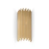 Sieninis šviestuvas Ideal Lux Wall lamp with 2 lights PAN, E14, ruda