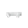 Sieninis šviestuvas Ideal Lux Wall lamp with 2 lights RUDY, GU10, baltas