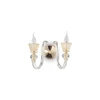 Sieninis šviestuvas Ideal Lux Wall lamp with 2 lights STRAUSS, E14, auksinis color