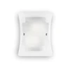 Sieninis šviestuvas Ideal Lux Wall lamp with 2 lights TRIPLO, E27, baltas