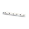 Sieninis šviestuvas Ideal Lux Wall lamp with 6 lights PRIVE', E14, chrome