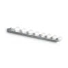 Sieninis šviestuvas Ideal Lux Wall lamp with 8 lights PRIVE', E14, chrome