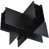 X formos jungtis magnetiniam bėgeliui VIOKEF MAGNETIC, juoda, 02/0218