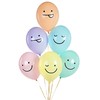 Party Deco Balionai "Faces" (6vnt)