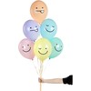 Party Deco Balionai "Faces" (6vnt)