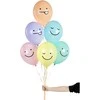 PartyDeco Balionai "Faces" (6vnt)