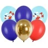 PartyDeco Balionai "Lėktuvėlis" (6vnt)