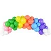 PartyDeco Balionų girlianda "Rainbow" (60vnt, 200cm)