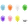 PartyDeco Balionų girlianda "Rainbow" (60vnt, 200cm)