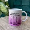 Blizgus puodelis "Linkėjimai nuo kolektyvo"