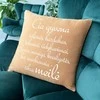 Dekoratyvinė pagalvėlė "Čia gyvena tikra meilė"