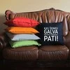 Dekoratyvinė pagalvėlė "Kas šeimoj galva moteris sprendžia pati!"