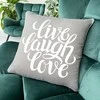Dekoratyvinė pagalvėlė "Live, Laugh, Love"