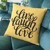 Dekoratyvinė pagalvėlė "Live, Laugh, Love"