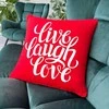 Dekoratyvinė pagalvėlė "Live, Laugh, Love"