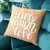 Dekoratyvinė pagalvėlė "Live, Laugh, Love"