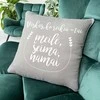 Dekoratyvinė pagalvėlė "Meilė, šeima ir namai"