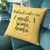 Dekoratyvinė pagalvėlė "Meilė, šeima ir namai"
