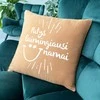 Dekoratyvinė pagalvėlė "Patys laimingiausi namai"